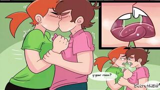 The Fairly OddParents - Adult Timmy and vicky fight turns into sex Stepbrother fucks his stepsister