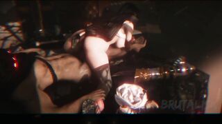 Tifa From Final Fantasy On Reverse Cowgirl!