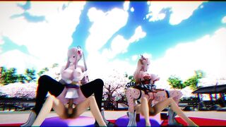 POV Virtual Reality Two Girls On Sex Kpop Music!