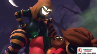 Elastigirl Halloween Futanari Fucking | Cartoon Futa Animation The Incredibles