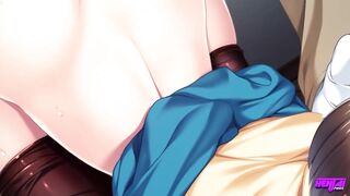 HENTAI PROS - Sexy Shy Schoolgirl Cheats On Her Boyfriend On A Quest For Pleasure