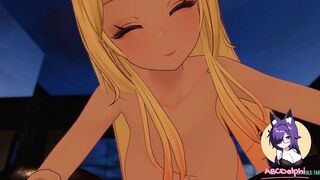 Vrchat Anime Cosplay Girl fucked hard and rough. Hentai Marin Kitagawa