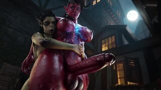 Baldur's Gate Futa Lae'zel x Karlach