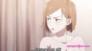 Boobjob Makes Her Pussy Dripping Wet - Showing What Her Boobs Can DO - UNCENSORED HENTAI