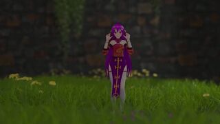 Chinese Girl Model 22 Undress Dance Hentai Mmd 3D Purple Hair Color Edit Smixix