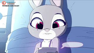 JUDY HOPPS MAKES HIM BECK FROM THE WORK ???? ZOOTOPIA HENTAI STORY