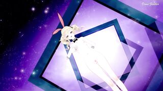 mmd+genshin+impact+barbara