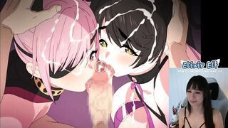 I learned a lot watching this Double Blowjob - Evil Urami HENTAI