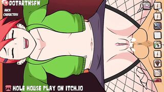 Frankie Foster Bent Over Dripping Creampie - Hole House