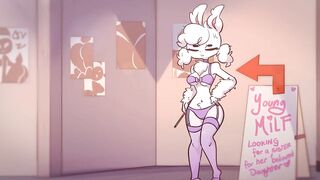 Consenting Mommy rough fuck and creampie animation