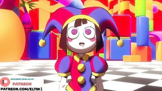 Pomni Enjoy Amazing Dildo Riding For Exit | Digital Circus Hentai 60fps