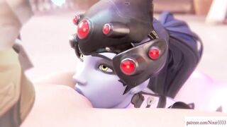 Hot Lesbian Overwatch Hentai Tracer x Widowmaker