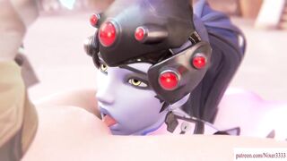 Hot Lesbian Overwatch Hentai Tracer x Widowmaker