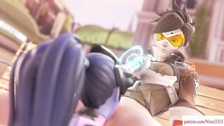 Hot Lesbian Overwatch Hentai Tracer x Widowmaker