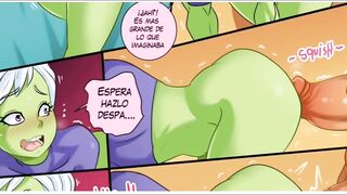 Dragon ball-broly folla fuertemente a chelai