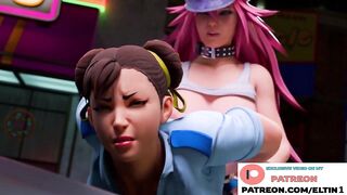 Futanari Police Hard Fucked Chun Li On Hood Of Car | Futa Street Fighter Hentai 4k