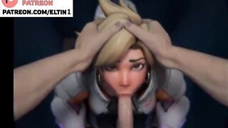 Tracer Hard Fucked For Tickets In Toilet Stall | Best Overwatch Hentai 4k 60fps