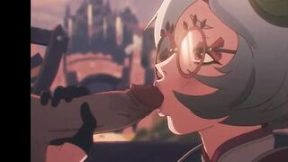 Purah Do Amazing Blowjob And Getting Cum On Face | Best Zelda Hentai 4k 60fps