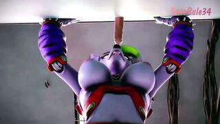 FNAF Porn Roxanne Wolf Fucked Against Wall