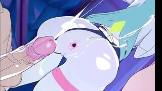 Rebecca Hard Gangbang Fucked In Club For Money And Creampie | Hottest Cyberpunk Hentai 4k 60fps