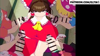 Futanari Girls Hot Gangbang Jerking And Cumshot | Cartoon Futa hentai 4k