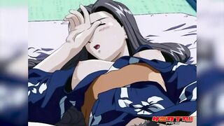 HENTAI PROS - Musashi Sasaki Returns Home & Ends Up Having Sex With Not 1 But 4 Women He Just Met