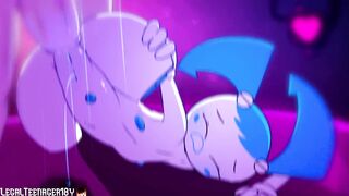 Teenage Robot get Rouhg sex and huge Creampai