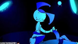 Teenage Robot get Rouhg sex and huge Creampai