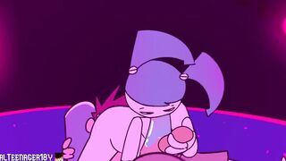 Teenage Robot get Rouhg sex and huge Creampai