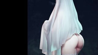 Ryanreos Sexy Girl Dressed as a Ghost Addicted to Rough Sex Tight Pussy