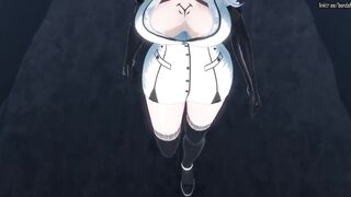 Esdeath Pegs Two Rebel Prisoners to Get Her Cum