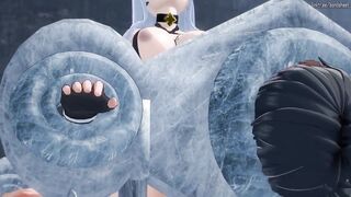 Esdeath Pegs Two Rebel Prisoners to Get Her Cum