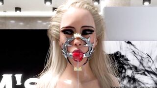 Teen in Metal Bondage Gagged!
