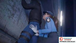 POLICE GIRL D.VA HENTAI STORY ANIMATION OVERWATCH D.VA HENTAI ANIMATED