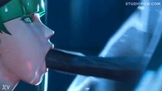 Morrigan Aensland blowjob