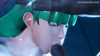 Morrigan Aensland blowjob