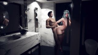 Ryanreos Sexy Girl Dressed as a Bunny Waiting for a Big Cock in Her Tight Pussy