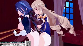 Futanari Navia Creampied Clorinde - Futa Genshin Impact Hentai