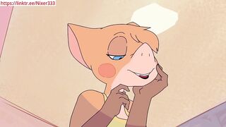 Lesbian Futa Furry hentai animation