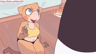 Lesbian Futa Furry hentai animation