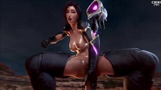 Ryanreos Sexy Demonia Addicted to Hard Sex Gets Fucked by Black Cock Big Tits Bouncing Pussy Filled with Hot Cum