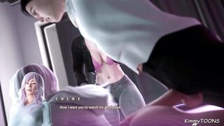 Apocalust - GA mergirl part 2 - College-teen wearing hoodie gets fucked in her dorm room while her friend watch