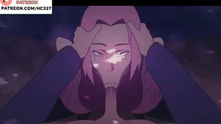 SAKURA AND KONOHA SCROLL HENTAI STORY | ANIMATED NARUTO HENTAI
