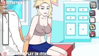 Gwen Stacy Handjob Masturbation Cumshot - Hole House