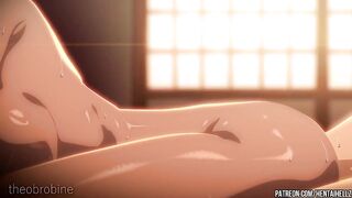 BLEACH hentai Yoruichi Ichigo gets creampie 2D animation