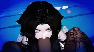 Cat girl loves sucking you off