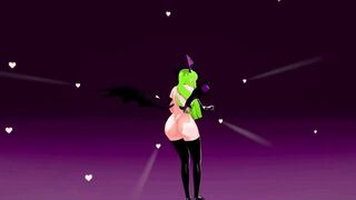 Morrigan Seniorita - HIKS MMD - Green Hair Color Edit Smixix