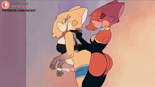 FUTANARI FURRY SUCCUBUS LEABIAN HENTAI CARTOON ANAL FUCK AND CREAMPIE 60FPS