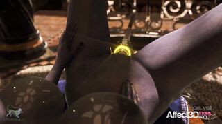 Big tits elves fucking with monsters in a 3d fantasy animation