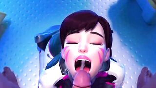 (HMV) REVERSAL! Overwatch Girls Turned into Eager Cumsluts! - CMerchHMV - D.Va, Mercy, Ashe, etc